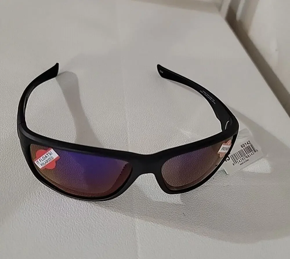 Piranha It Floats! Polarized Mens Premium Wrap Sunglasses Style # 60142